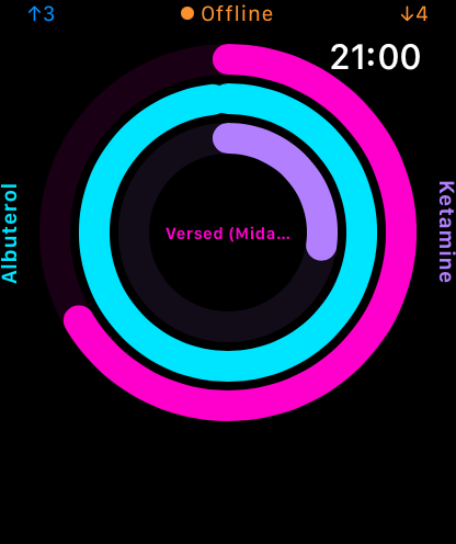 Home — gravity stack ring view with 3 active timers